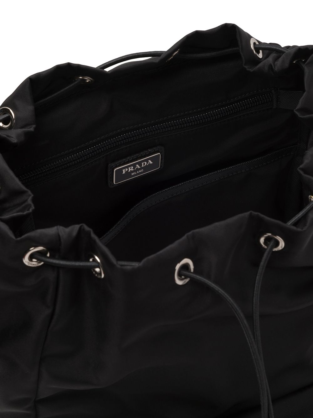 Prada Men Re-Nylon And Saffiano Leather Backpack