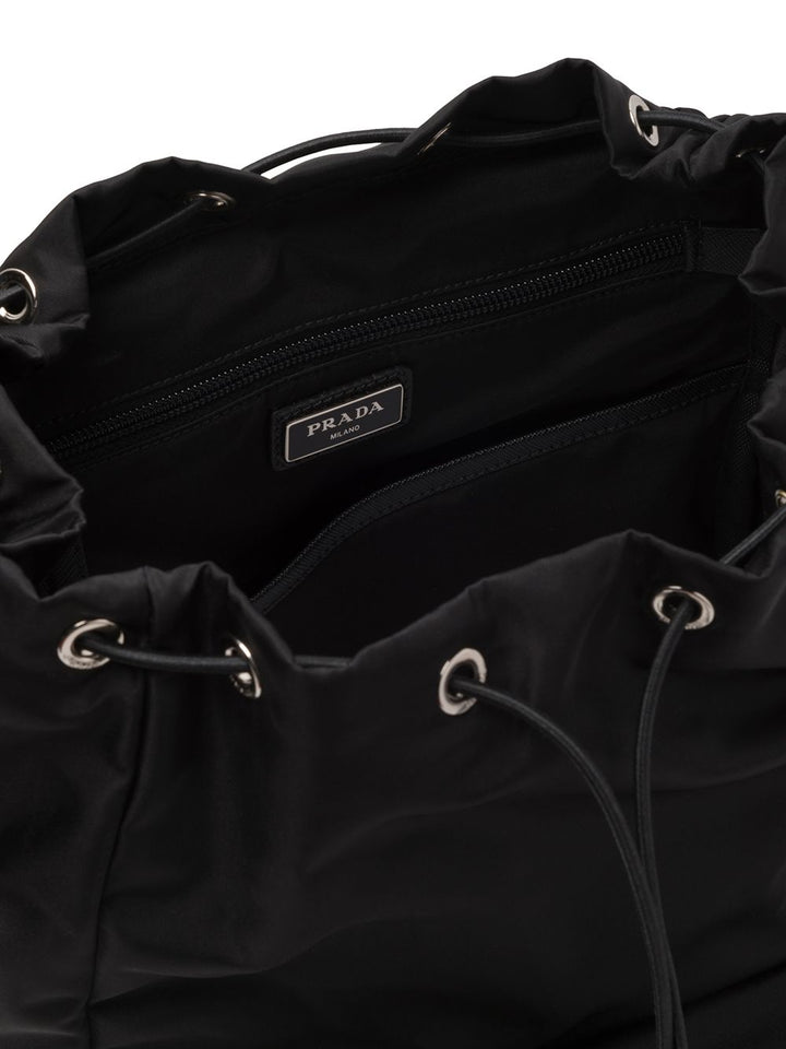 Prada Men Re-Nylon And Saffiano Leather Backpack