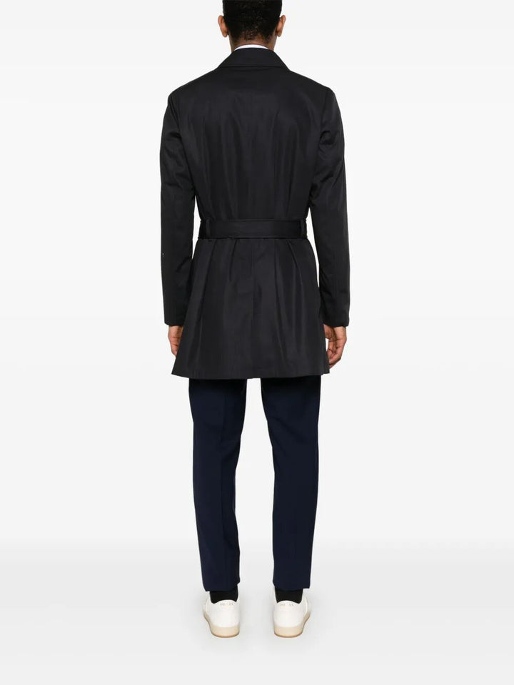 Herno Men Double-Breasted Trench Coat In Dean