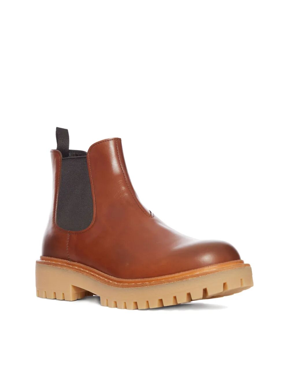 Prada Men Leather Chelsea Boots