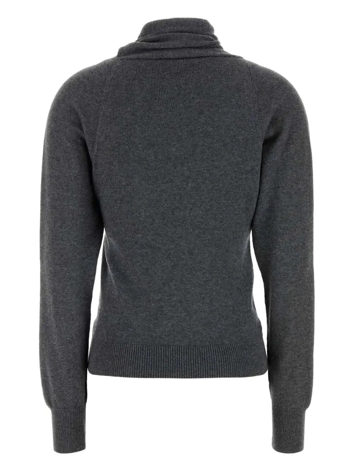 Tom Ford Women Wrap Collar Cashmere Blend Sweater