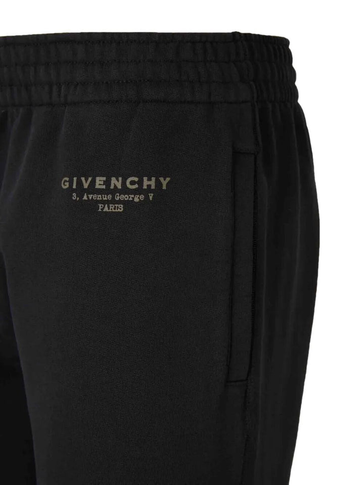 Givenchy Men New Joggers With Givenchy Paris Print