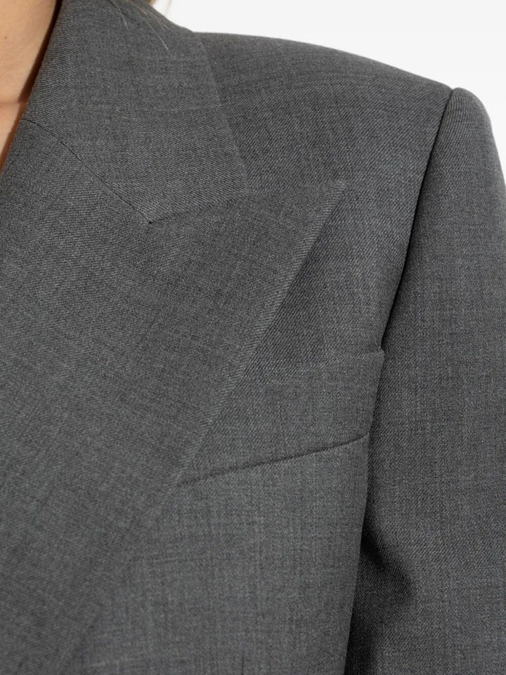 Givenchy Women Double-Breasted Wool Structured Jacket