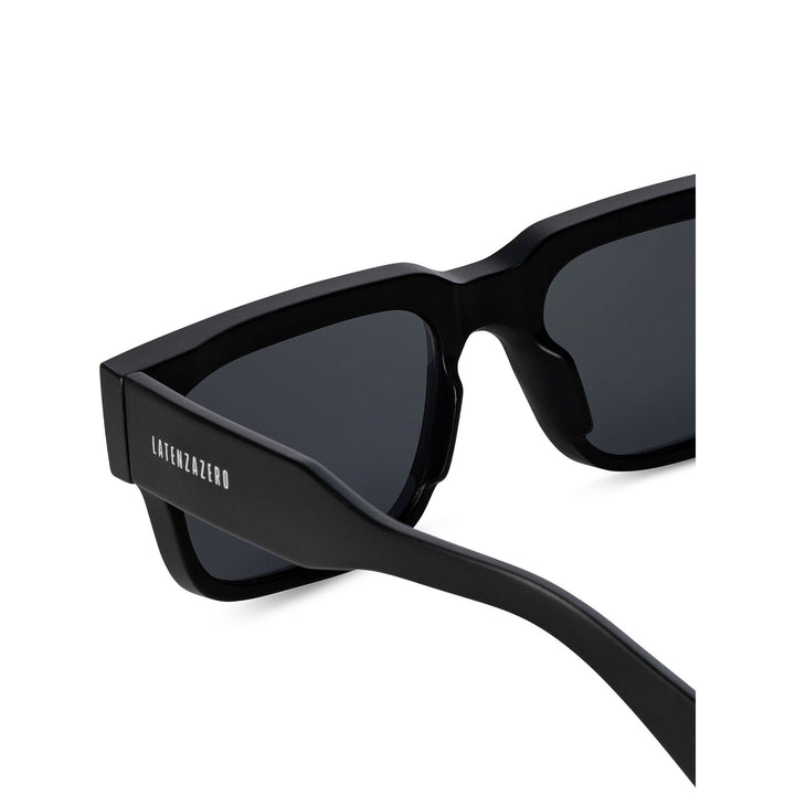 Black stylish Italian designed affordable sunglasses with UV protection.