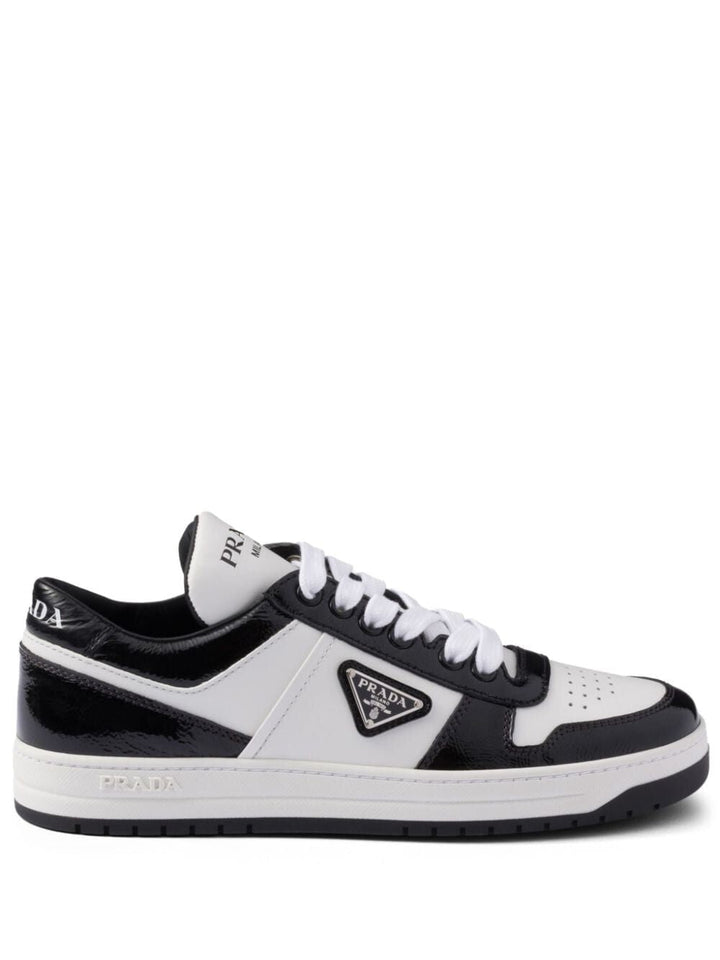 Prada Women Downtown Leather Sneakers