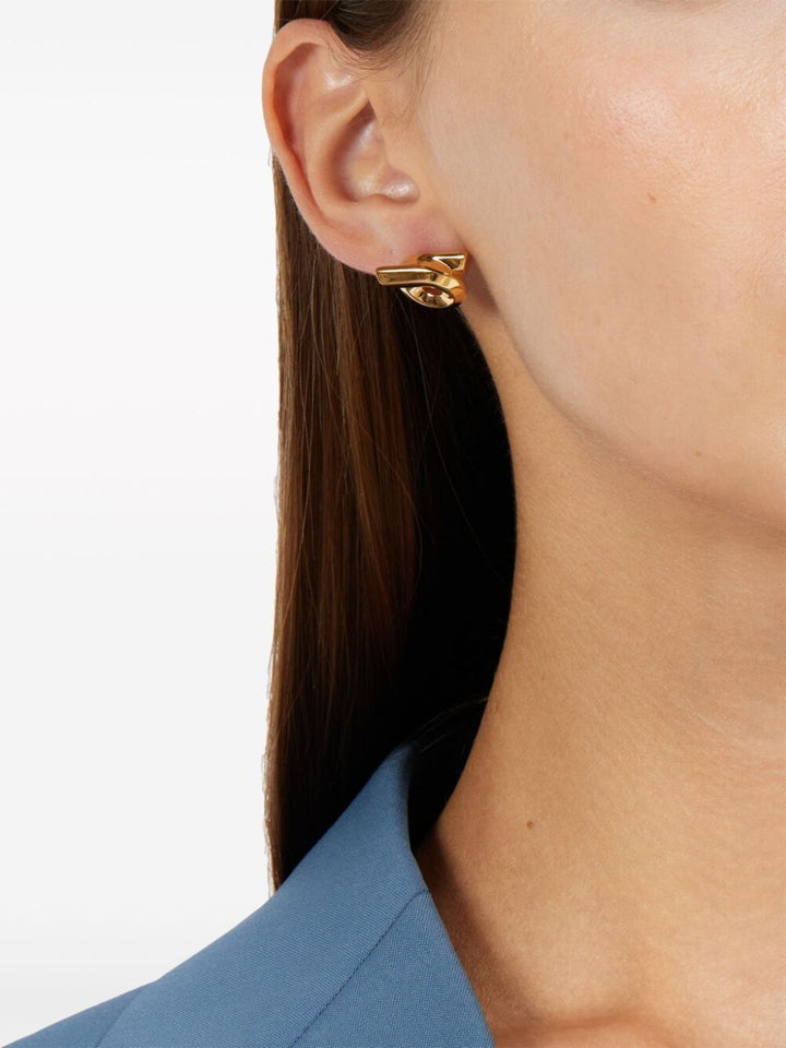 Ferragamo Women Gancini Stud Earrings - Mis 18