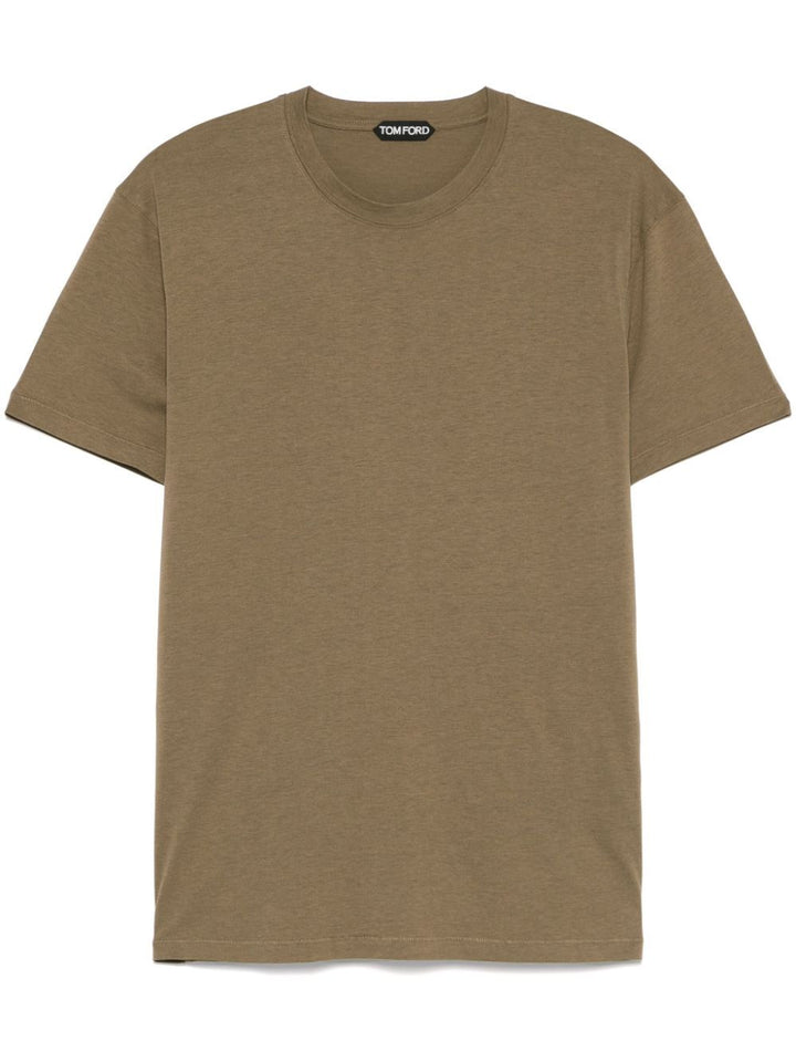 Tom Ford Men Lyocell And Cotton Regular Fit T-Shirt