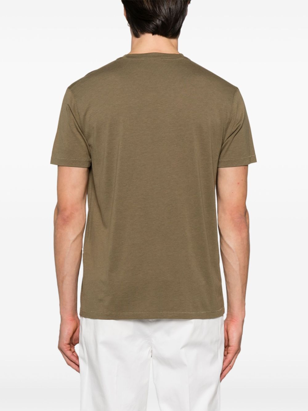 Tom Ford Men Lyocell And Cotton Regular Fit T-Shirt