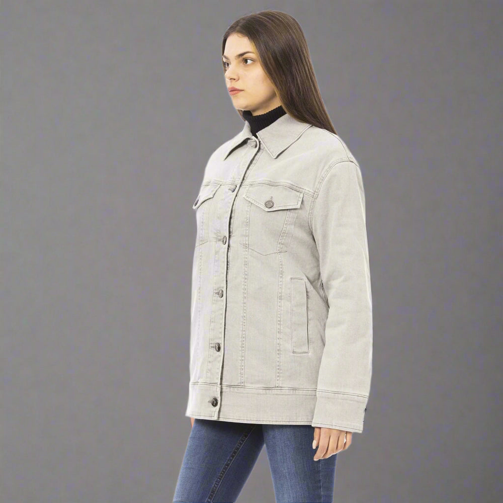 Jacob Cohen women's grey button up Jackets