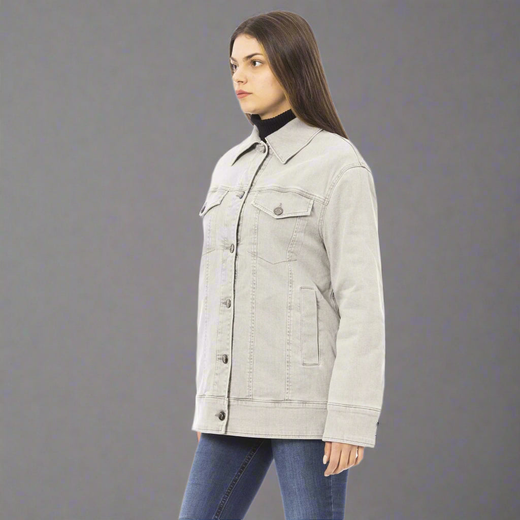 Jacob Cohen women's grey button up Jackets