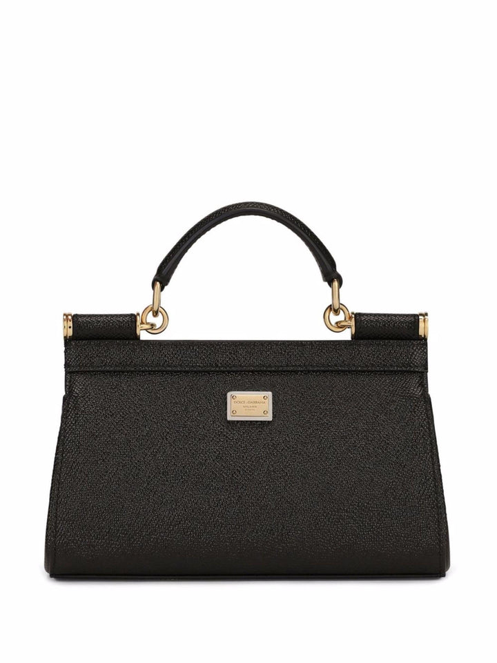 Dolce &amp; Gabbana small Sicily rhinestone-embellished top-handle bag