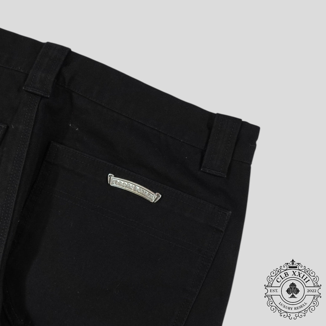 Chrome Hearts Double Knee Carpenter Pants in Black