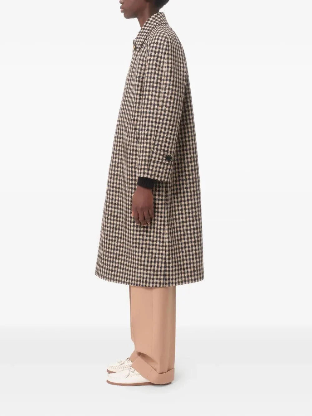 Valentino Garavani Men Check Coat