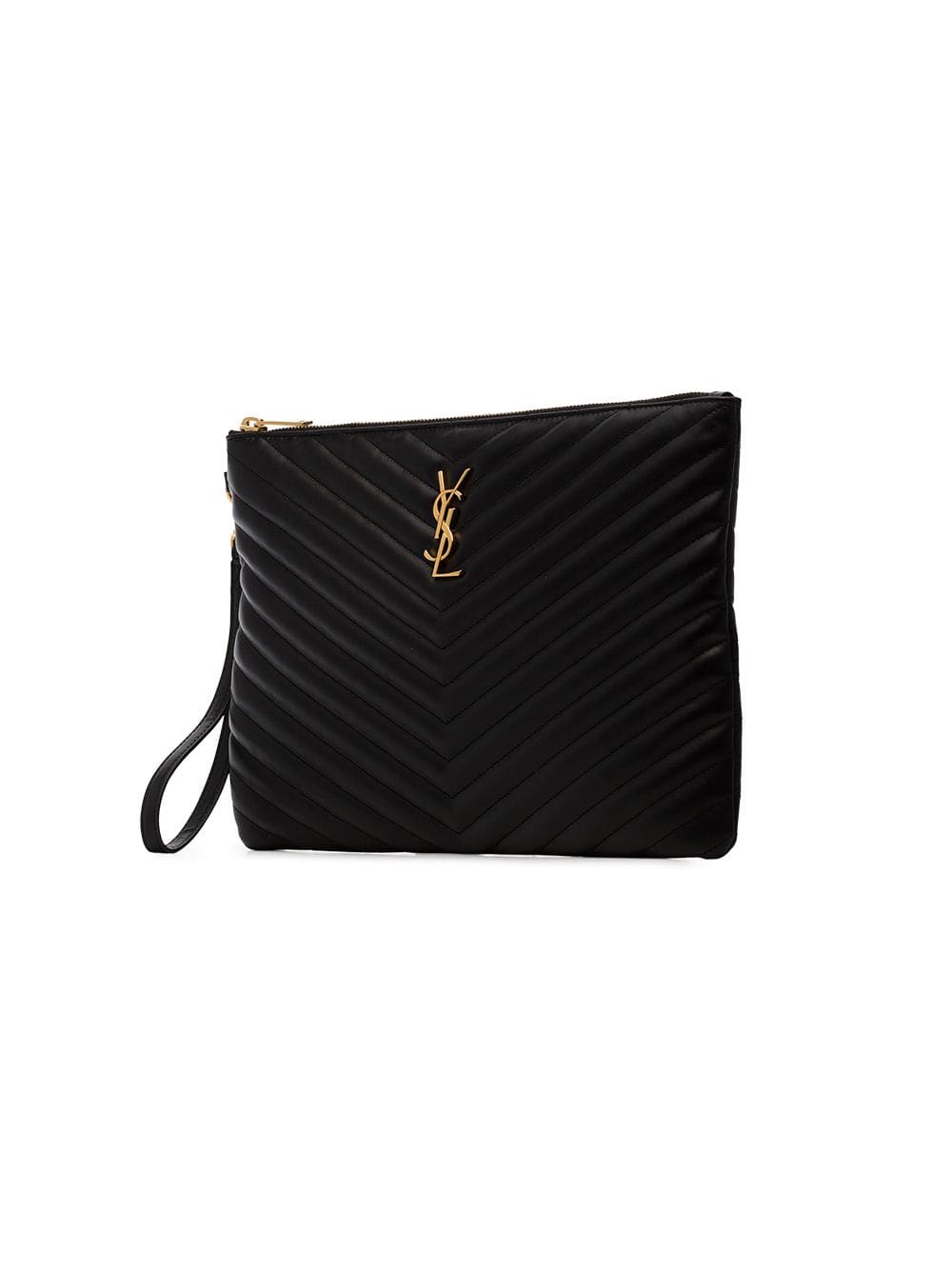 Saint Laurent Women Cassandre Matelassé Leather Tablet Pouch