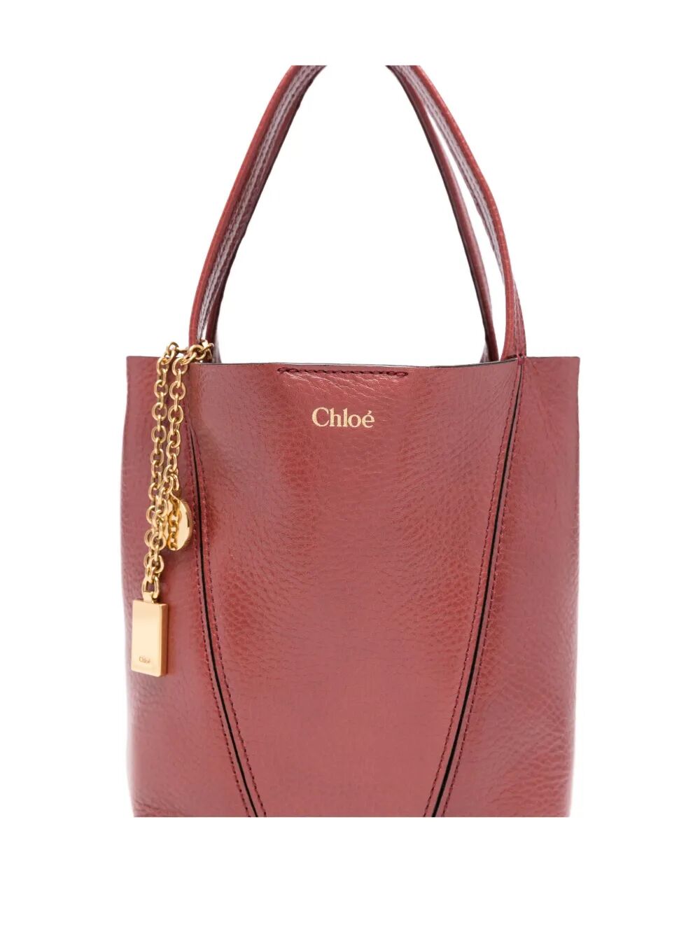 Chloe Women Small Chloé Spin Tote Bag In Grained Leather