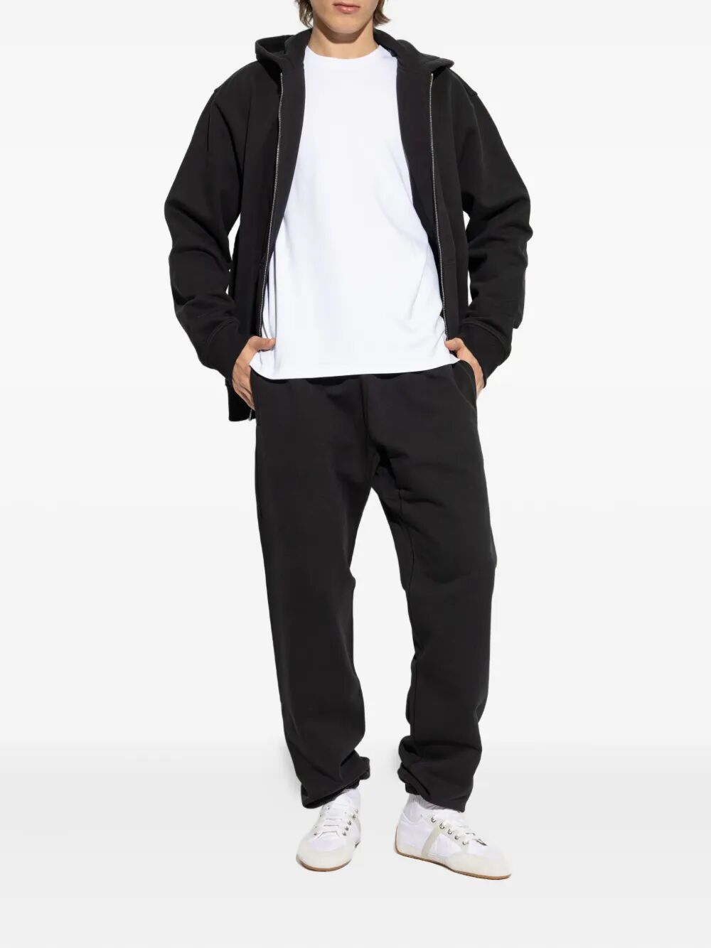 Givenchy Men Zipped Cotton Hoodie
