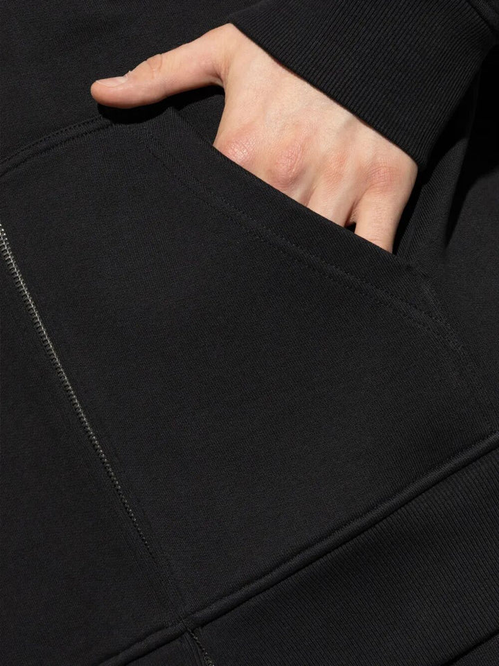 Givenchy Men Zipped Cotton Hoodie