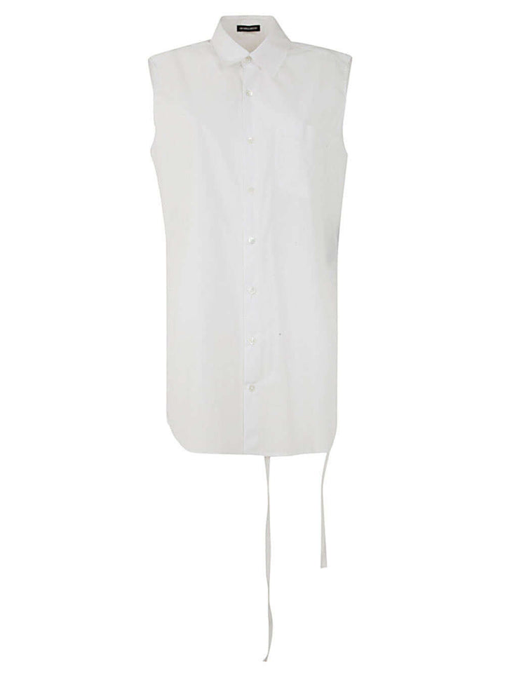 Ann Demeulemeester Women Amelie Sleeveless Long High Comfort Shirt