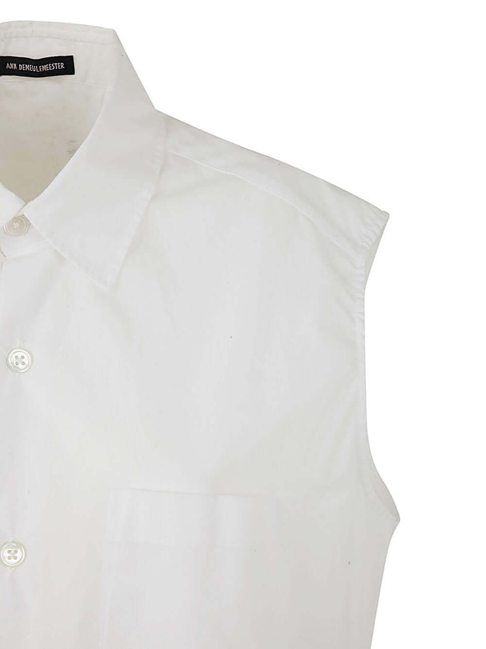 Ann Demeulemeester Women Amelie Sleeveless Long High Comfort Shirt