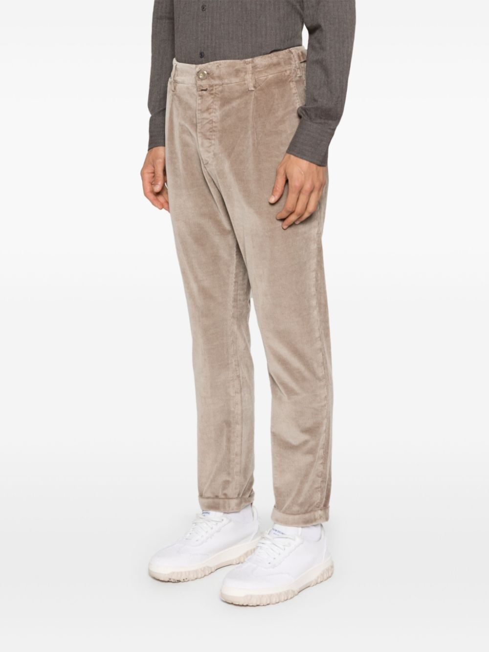 Jacob Cohen Men Crop Slim Single Pence Henry Pant