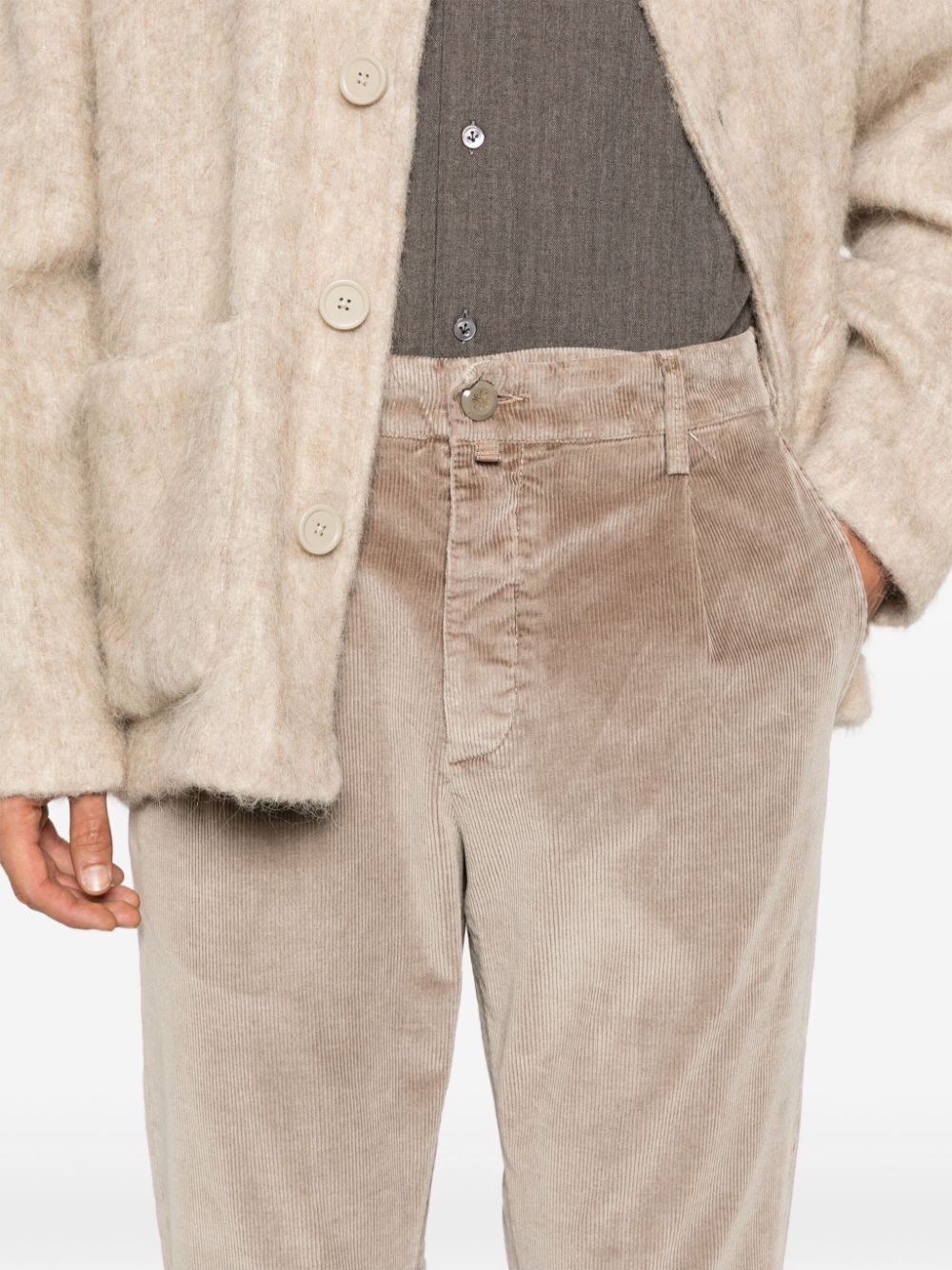 Jacob Cohen Men Crop Slim Single Pence Henry Pant