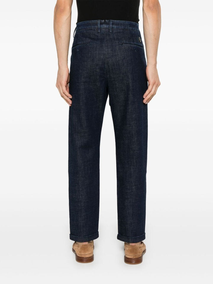 Jacob Cohen Men Crop Slim Single Pence Henry Pant