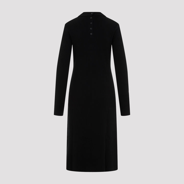 Courreges Multi Buttons Midi Dress Women