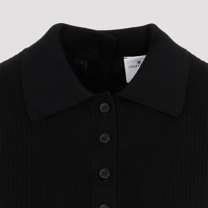 Courreges Multi Buttons Midi Dress Women