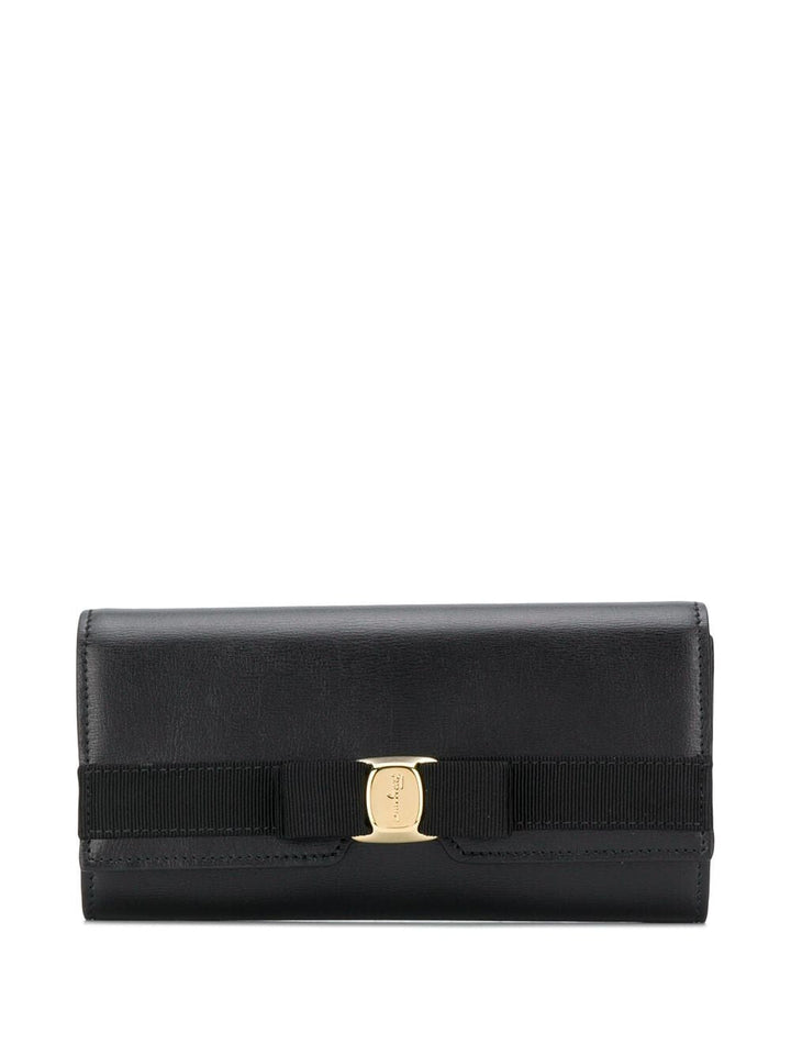 Ferragamo Women Portafoglio Continental Fiocco Vara