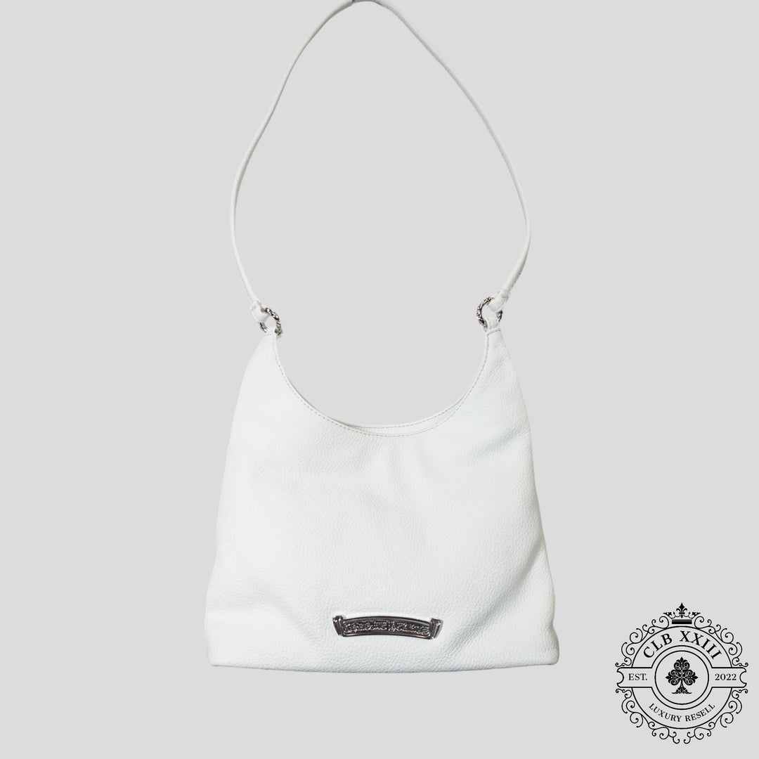 Chrome Hearts Viv Bag in White