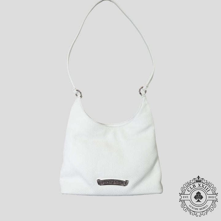 Chrome Hearts Viv Bag in White