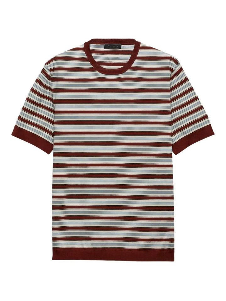 Prada Men Cotton Crew-Neck Sweater