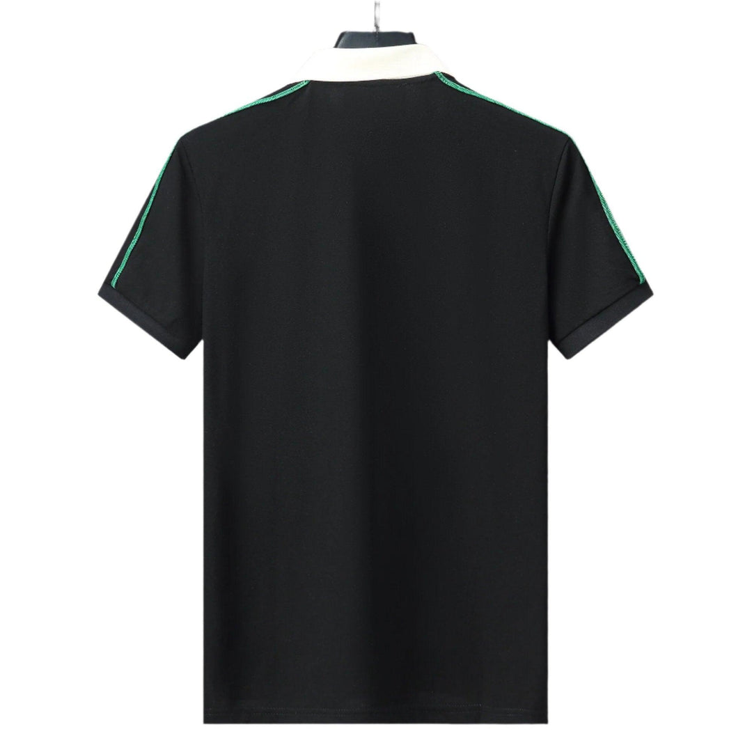 Gucci Black T-shirt with a collar