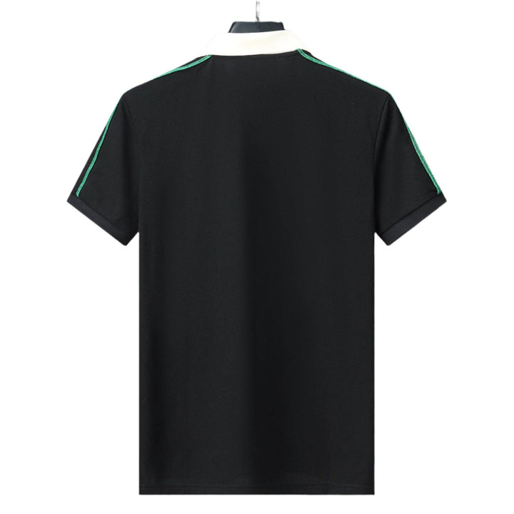 Gucci Black T-shirt with a collar