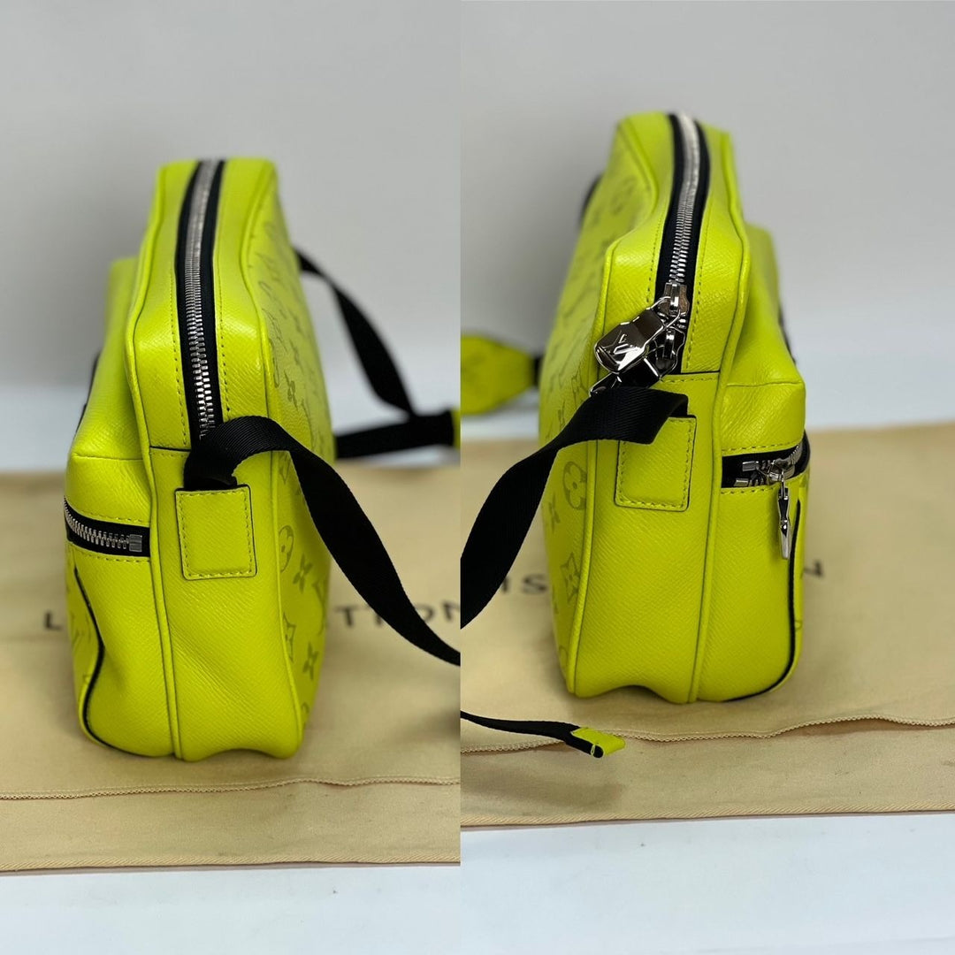 Louis Vuitton Taigarama Outdoor Messenger yellow bag – STORE 7994