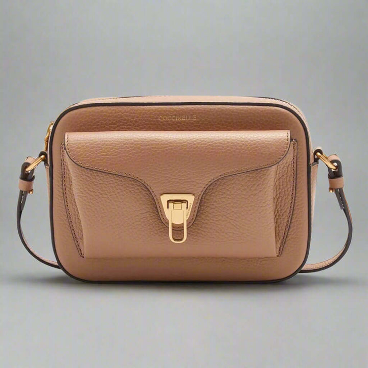 Coccinelle women's brown leather Crossbody Bags