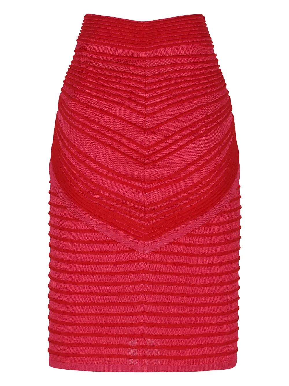Balmain Women Flechage Knit Knee Lenght Skirt