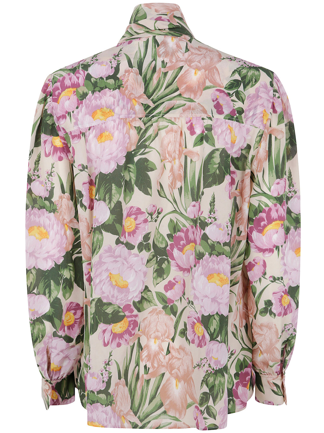 Chloe Women Floreal Print Scarf Shirt