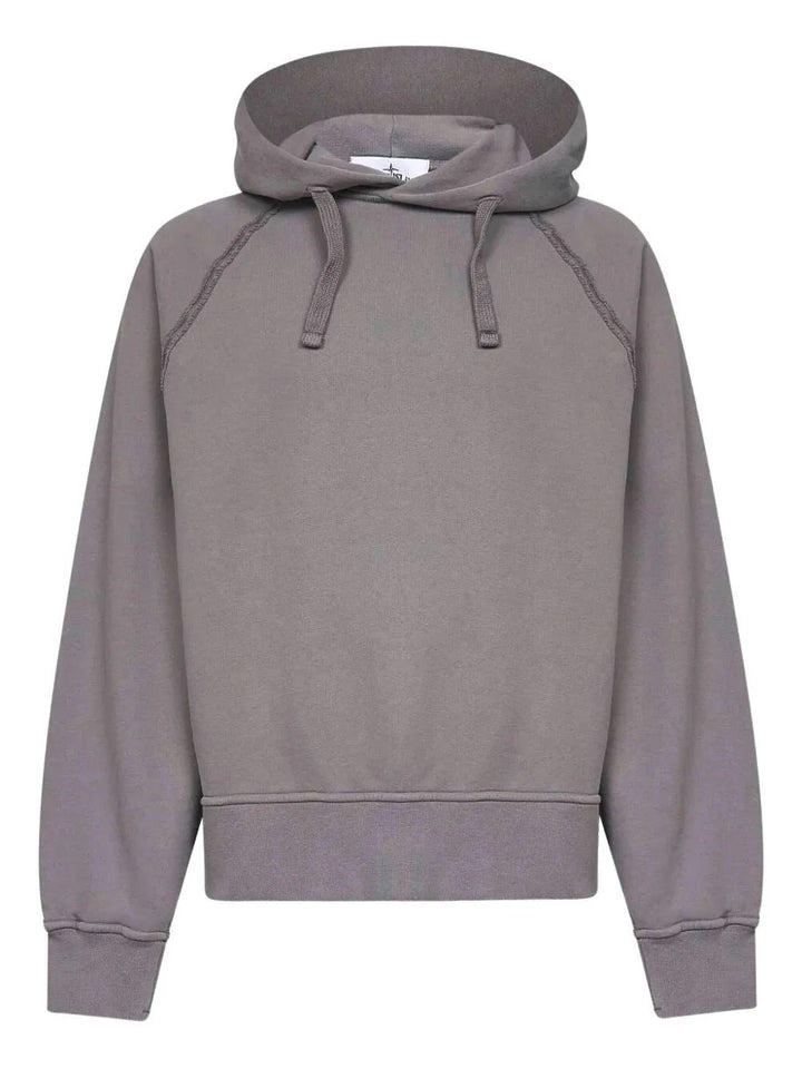 Stone Island Men `Brushed Organic Cotton` Hoodie