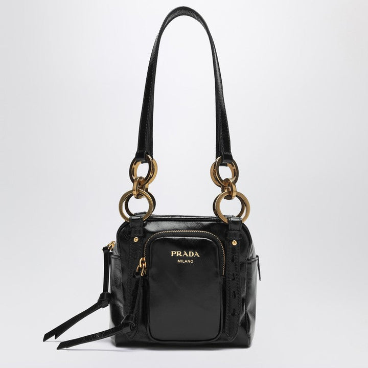 Prada Mini Dangle Handbag Black Women