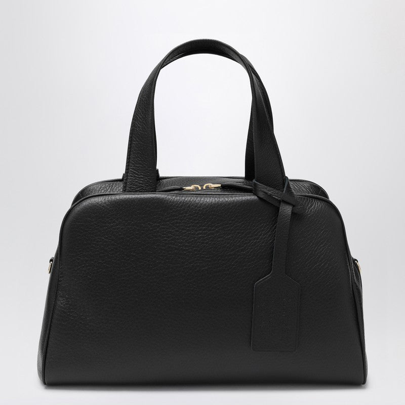 Prada Large Black Leather Satchel Bag Women