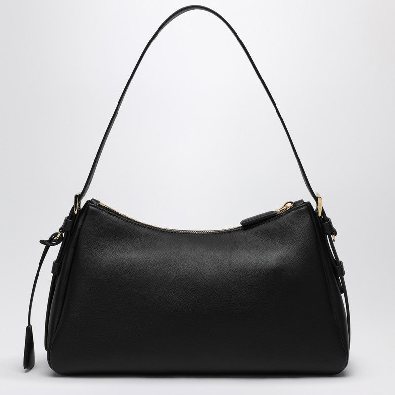 Prada Prada Aimée Medium Black Leather Bag Women