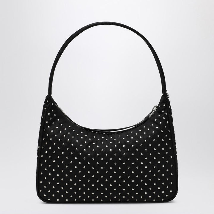 Prada Black Re-Edition Handbag With Studs Women