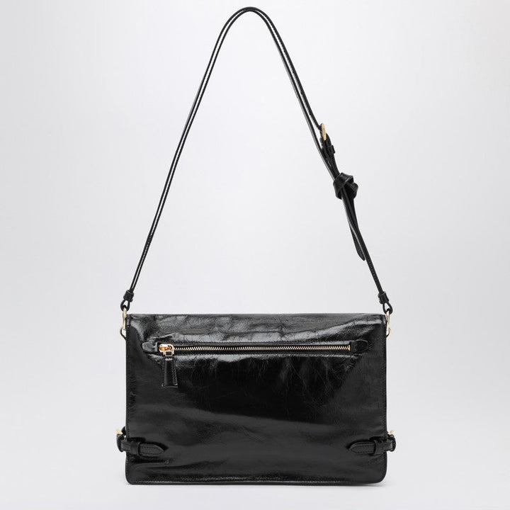 Prada Medium Shoulder Bag Black In Leather Women