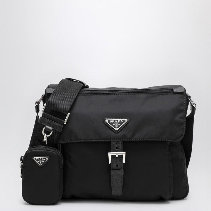 Prada Black Crossbody Bag In Re-Nylon Women