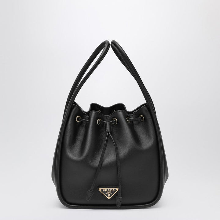 Prada Prada Darling Mini Black Leather Bucket Women