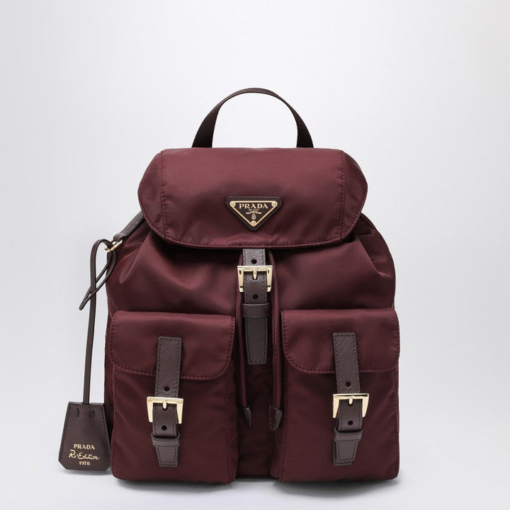 Prada Re-Edition 1978 Small Burgundy Re-Nylon Backpack Women