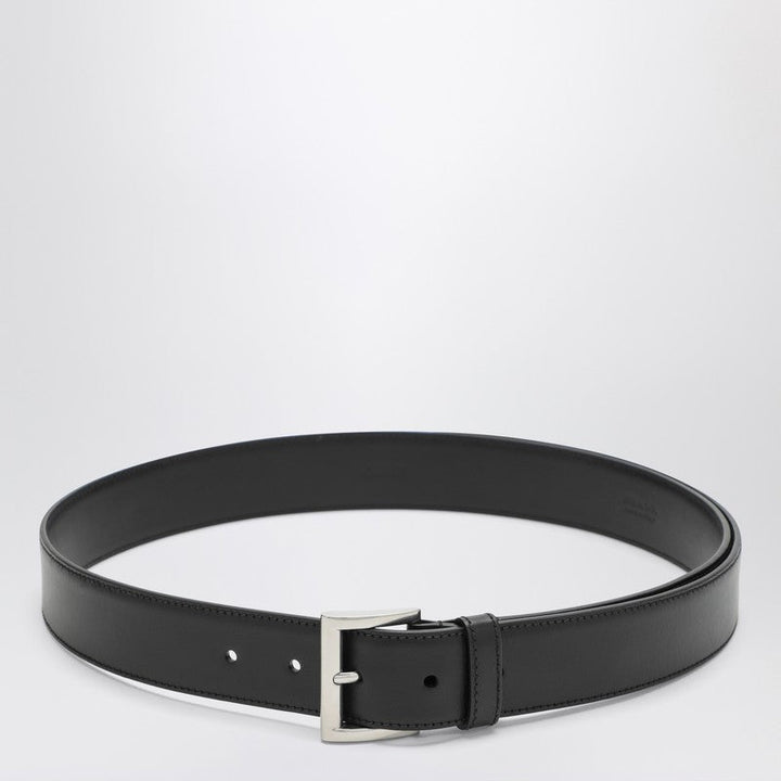 Prada Black Leather Belt Women