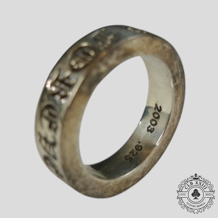 Chrome Hearts CH Forever Ring in Silver