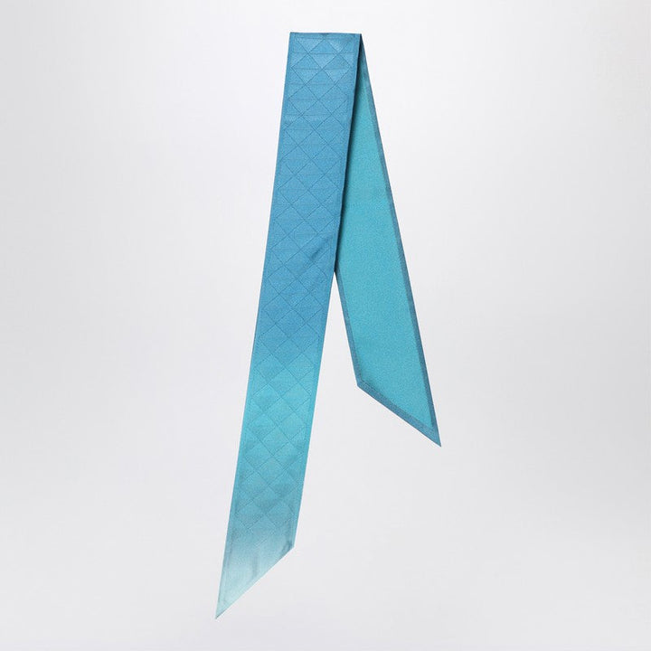 Prada Turquoise Ribbon In Silk Twill Women